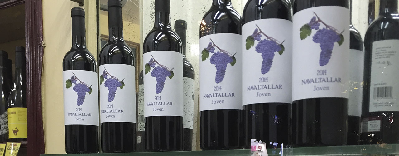Etiquetas de vino diseñadas para Navaltallar